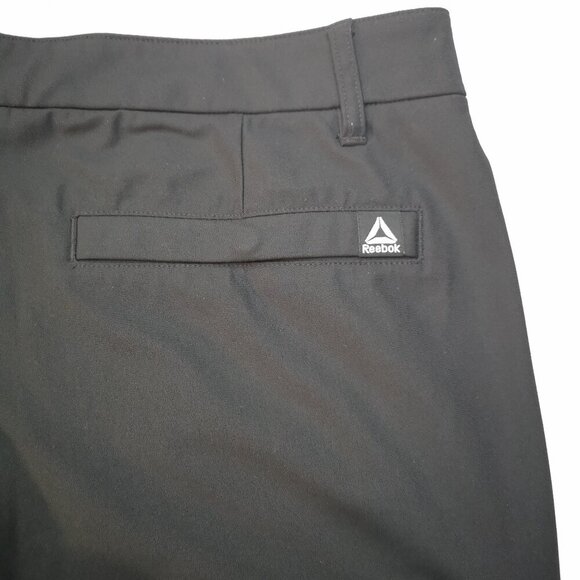 Reebok Men's Size 34/32 Zipper & Button Closure Black Pants - Picture 8 of 11